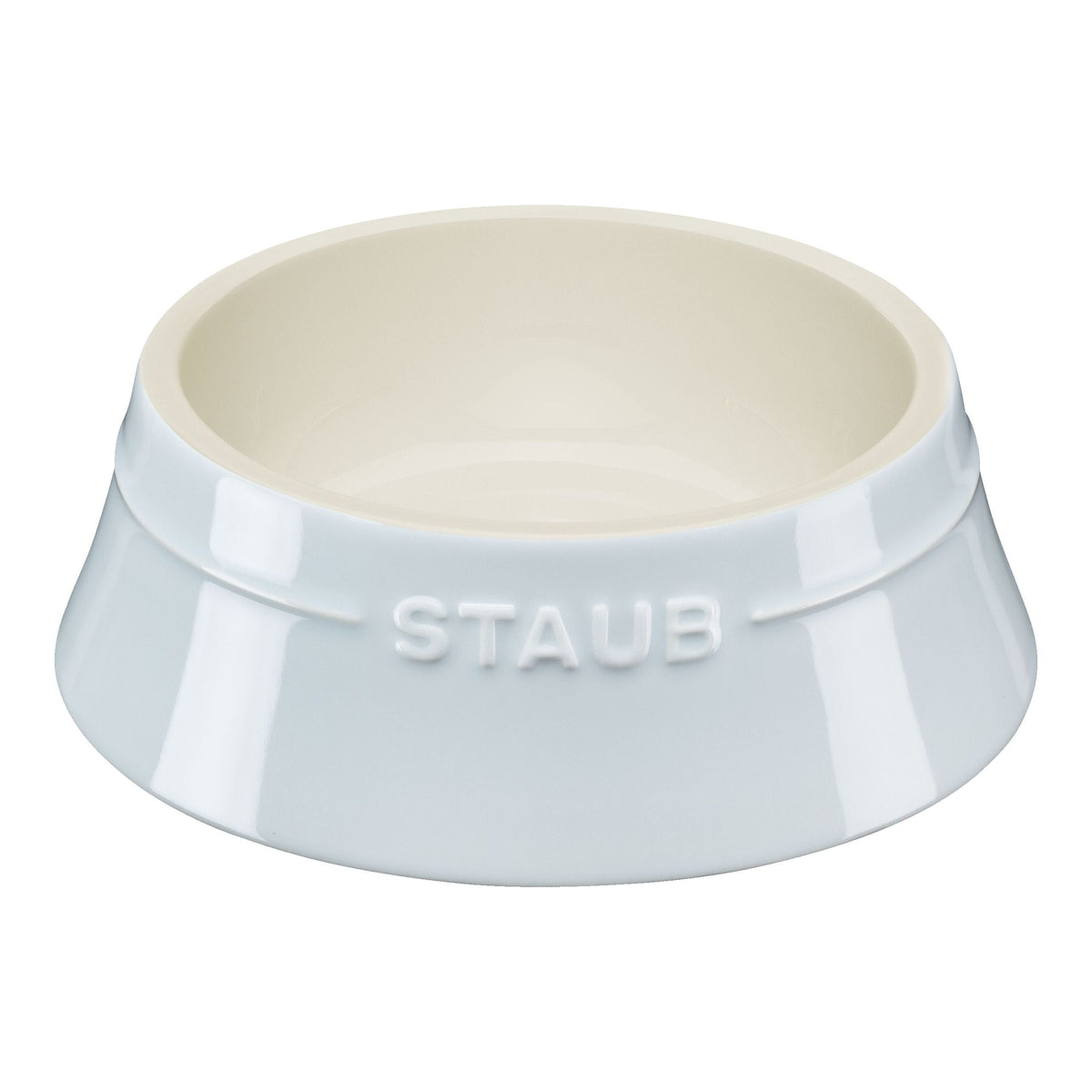 STAUB Ceramique Pet Bowl 400 ml, Ceramic, Light Blue