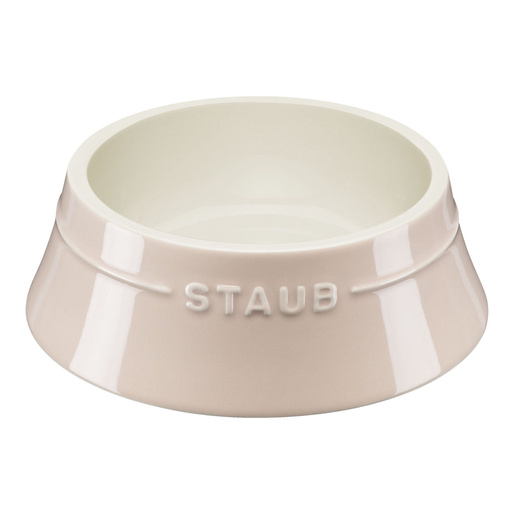 STAUB Ceramique Pet Bowl 400 ml, Ceramic, Light Pink