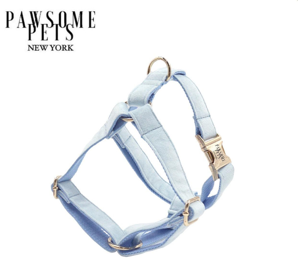 STEP IN HARNESS - SKY BLUE