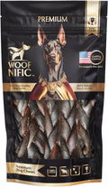Braided Collagen Dog Sticks – Natural Beef Chew