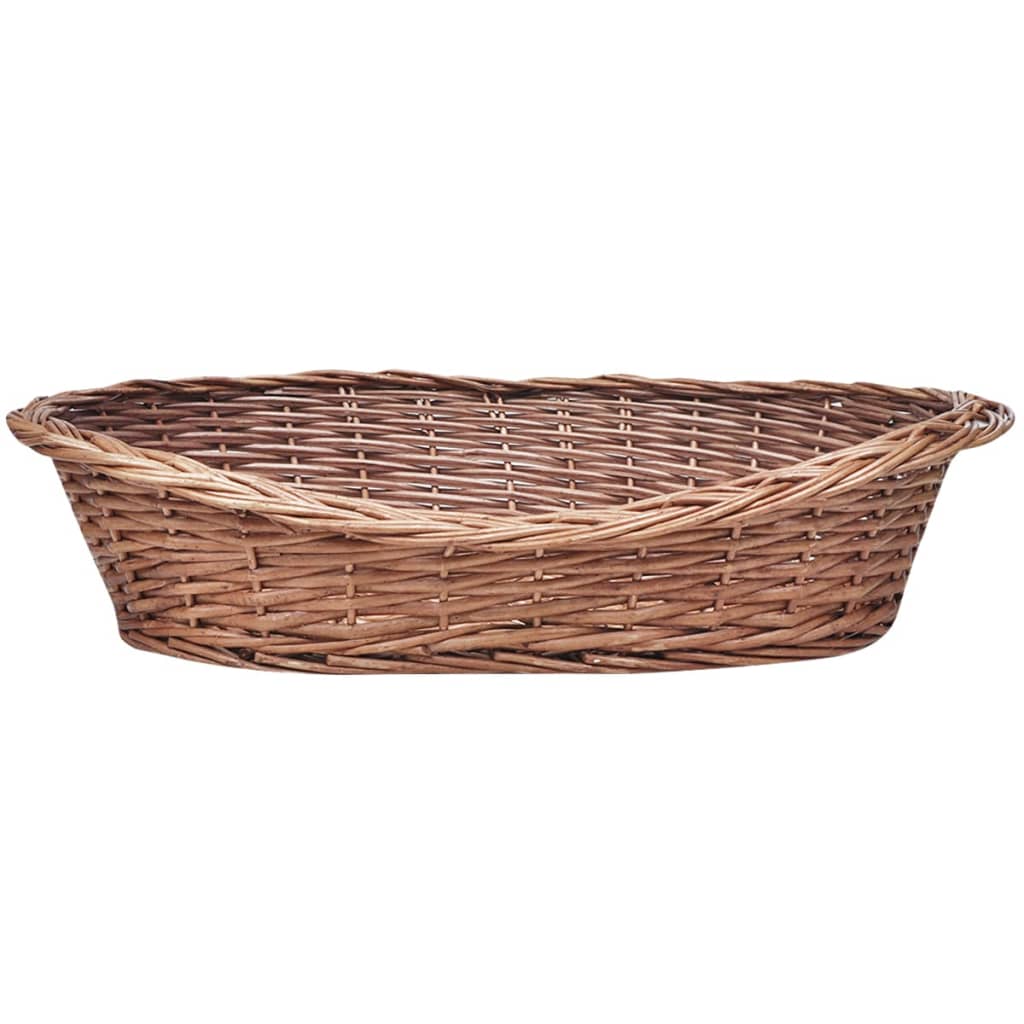 NNEVL Willow Dog Basket/Pet Bed Natural 50 cm