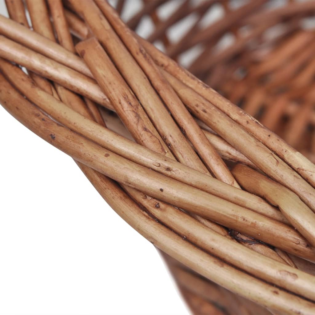 NNEVL Willow Dog Basket/Pet Bed Natural 50 cm