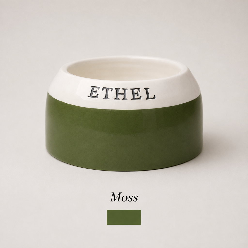 Personalised Ear Free Cocker Spaniel Bowl