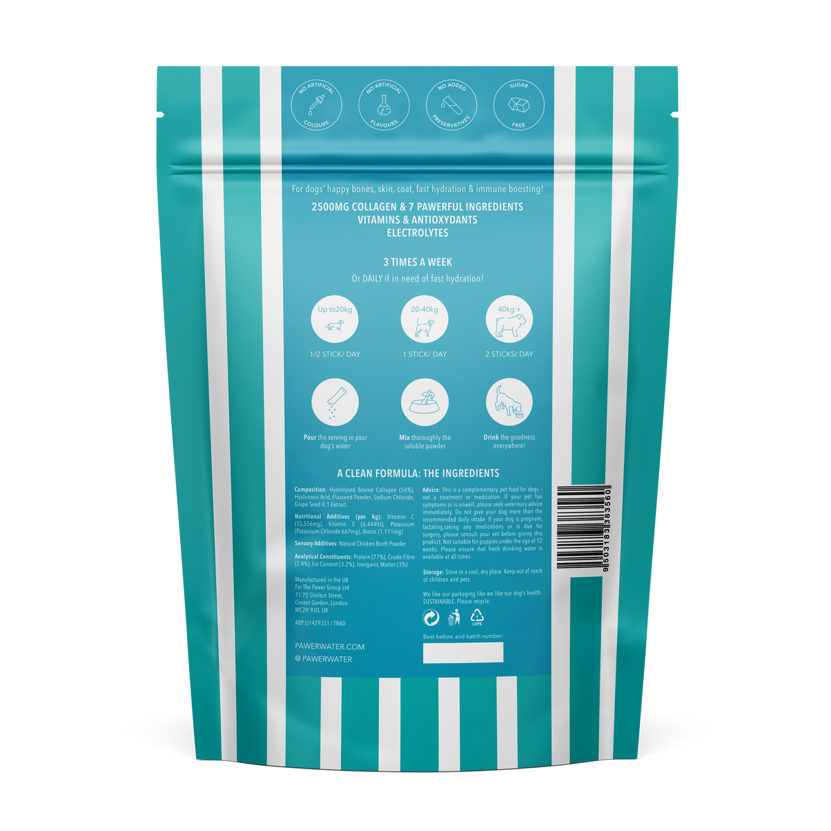 Pawer Water Joint Support (5 Sticks Pouch)