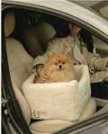 Natural Wool Dog Carrier - Beige
