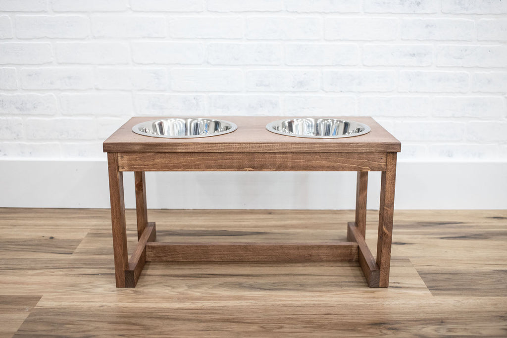 Custom Height Elevated Dog Bowl Stand