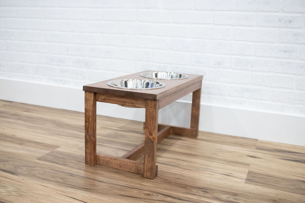 Custom Height Elevated Dog Bowl Stand