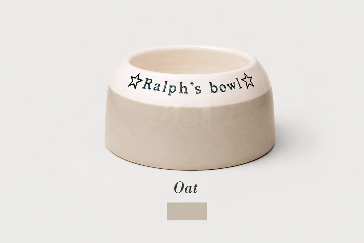 Personalised Ear Free Cocker Spaniel Bowl