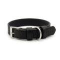 Black Leather Dog Collar