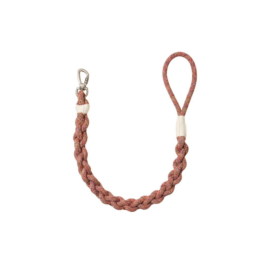 New: Handcrafted Rose Ember Dog Leash | Sustainable | Stylish