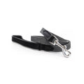 THE BALMORAL | LUXURY GREY HERRINGBONE & LEATHER DOG LEAD