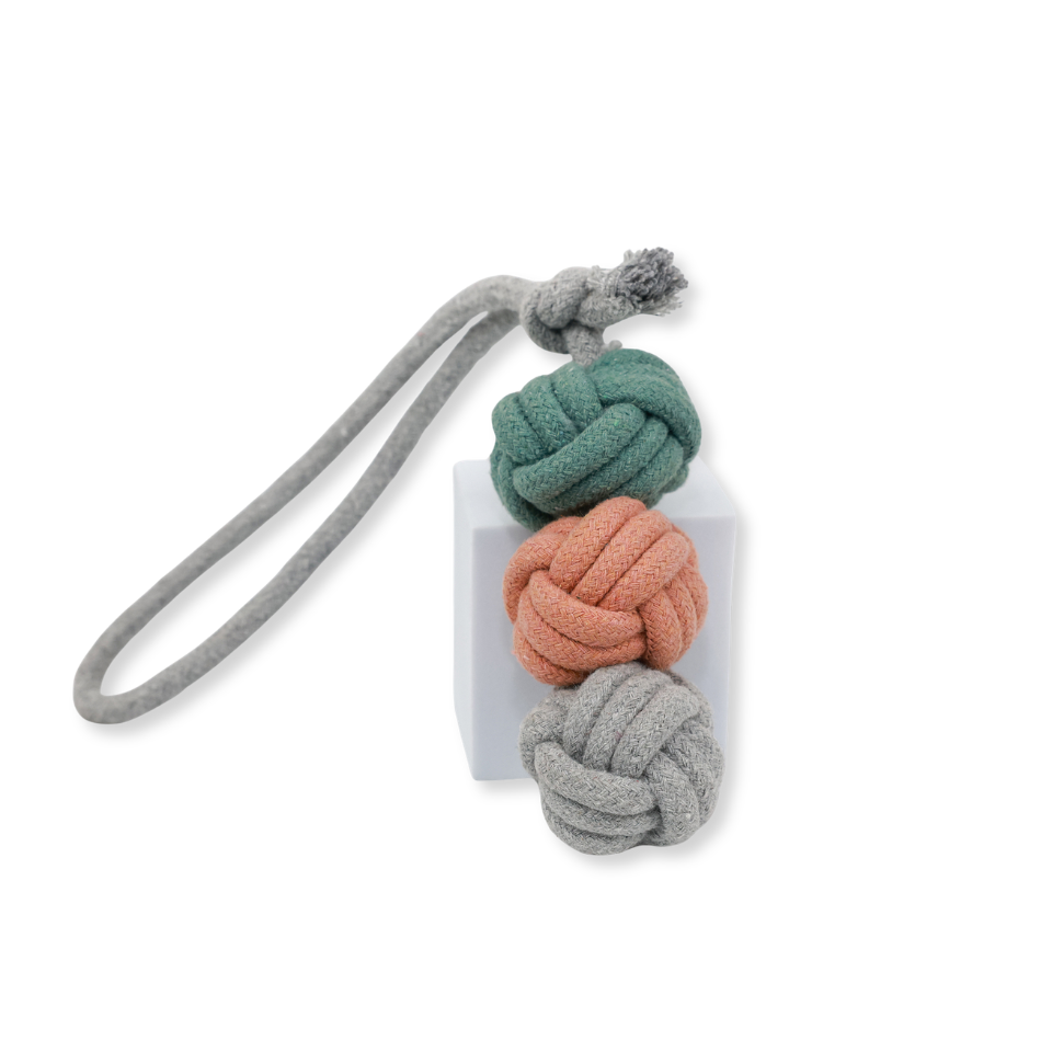 Ice Cream Rope Balls Tug Toy