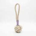 Natural White Tug Rope Toy | Handcrafted