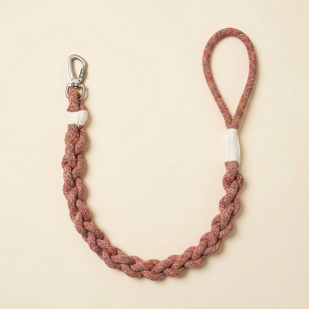 New: Handcrafted Rose Ember Dog Leash | Sustainable | Stylish