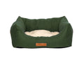 THE RICHMOND | LUXURY GREEN BOLSTER DOG BED
