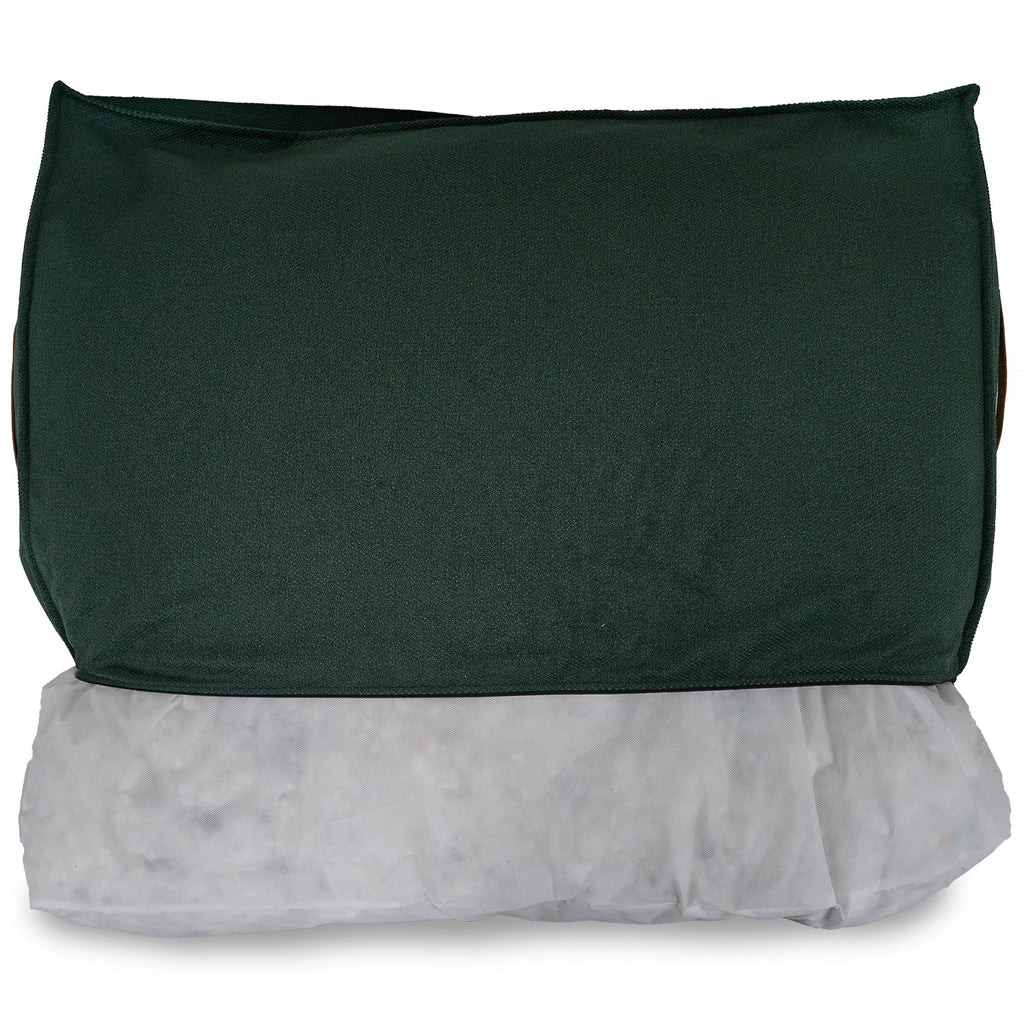 THE RICHMOND | LUXURY GREEN FLAT PILLOW DOG BED
